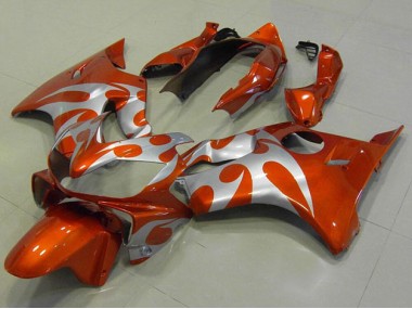Orange Argent Carénage Moto CBR 600 F4i 04-07