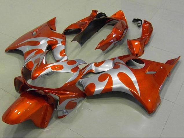 Orange Argent Carénage Moto CBR 600 F4i 04-07 Orange Argent Carénage Moto CBR 600 F4i 04-07