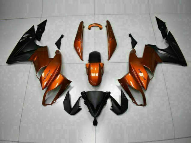 Orange Carénage Moto EX650 09-11