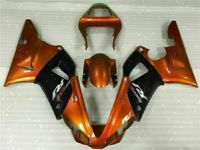Orange Carénage Moto R1 00-01