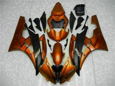 Orange Carénage Moto R6 06-07