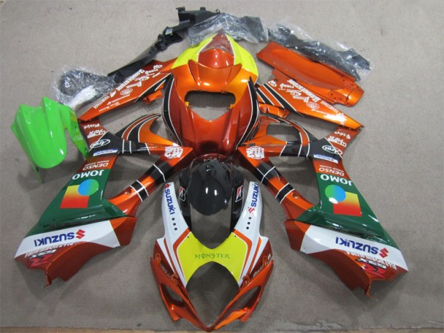 Orange Jaune Monster Carénage Moto GSXR 1000 K7 07-08