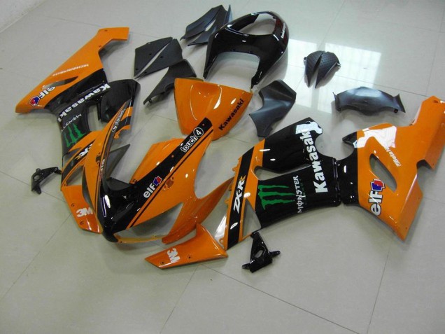 Orange Monster Carénage Moto ZX6R 05-06 Orange Monster Carénage Moto ZX6R 05-06
