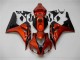 Orange Noir Carénage Moto CBR 1000 RR 06-07
