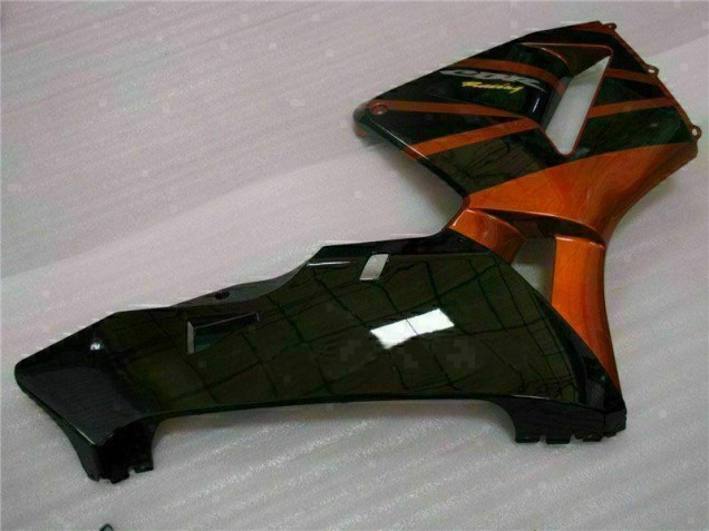 Orange Noir Carénage Moto CBR 600 RR 05-06 Orange Noir Carénage Moto CBR 600 RR 05-06
