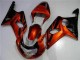 Orange Noir Carénage Moto GSXR 1000 K1 00-02 Orange Noir Carénage Moto GSXR 1000 K1 00-02