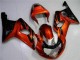 Orange Noir Carénage Moto GSXR 1000 K1 00-02 Orange Noir Carénage Moto GSXR 1000 K1 00-02
