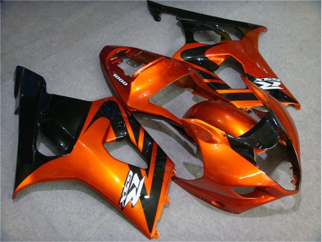 Orange Noir Carénage Moto GSXR 1000 K3 03-04