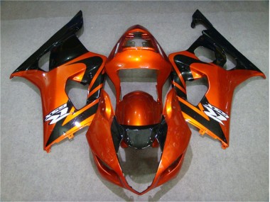 Orange Noir Carénage Moto GSXR 1000 K3 03-04