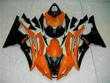 Orange Noir Carénage Moto R6 08-16