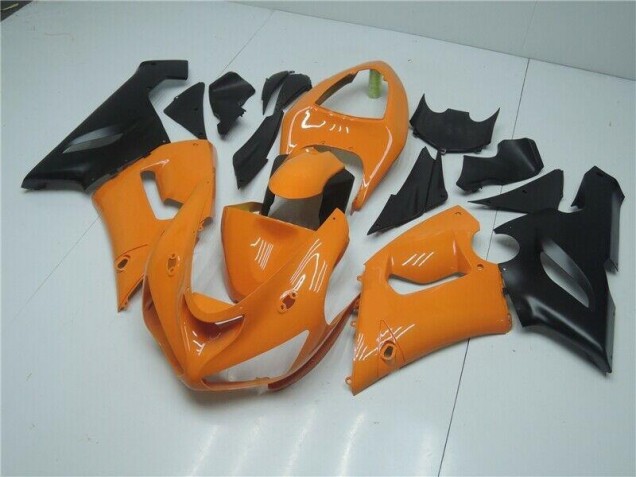 Orange Noir Carénage Moto ZX6R 05-06