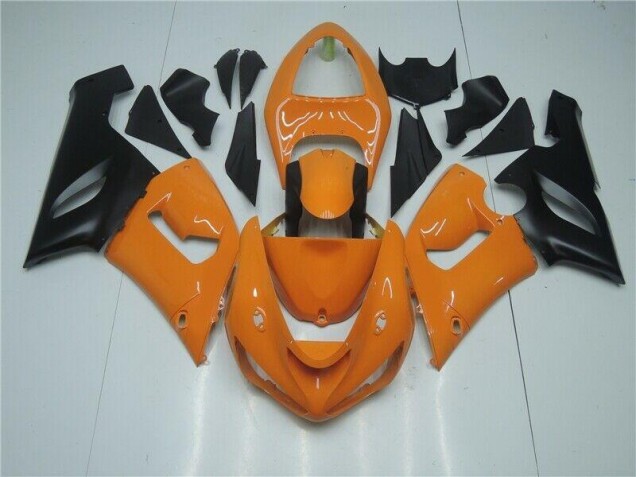 Orange Noir Carénage Moto ZX6R 05-06