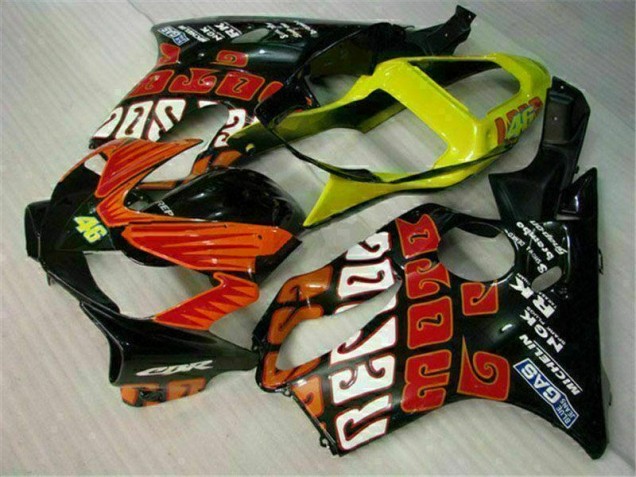 Orange Noir Carénages Moto CBR 600 F4i 01-03 Orange Noir Carénages Moto CBR 600 F4i 01-03