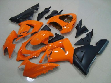 Orange Noir Mat Carénage Moto ZX10R 03-05