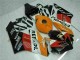 Orange Noir Repsol Carénage Moto CBR 1000 RR 04-05 Orange Noir Repsol Carénage Moto CBR 1000 RR 04-05