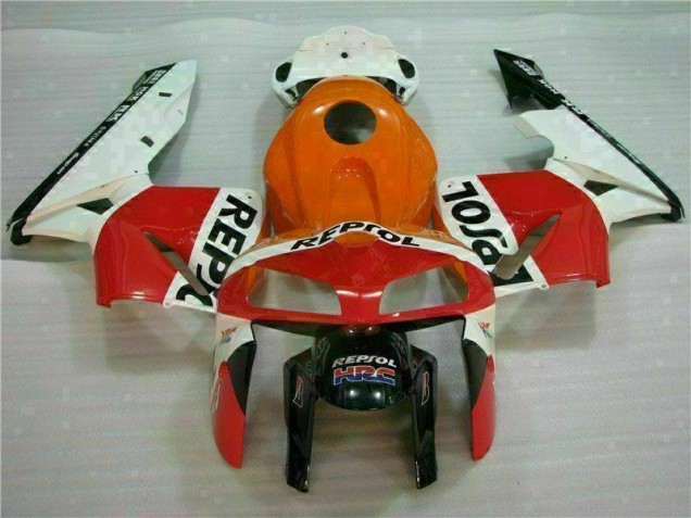 Orange Noir Repsol Carénages Moto CBR 600 RR 05-06 Orange Noir Repsol Carénages Moto CBR 600 RR 05-06