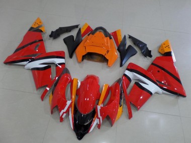 Orange Noir et Blanc Carénage Moto ZX10R 03-05