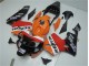 Orange Rouge Noir Repsol Carénage Moto CBR 600 RR 03-04 Orange Rouge Noir Repsol Carénage Moto CBR 600 RR 03-04