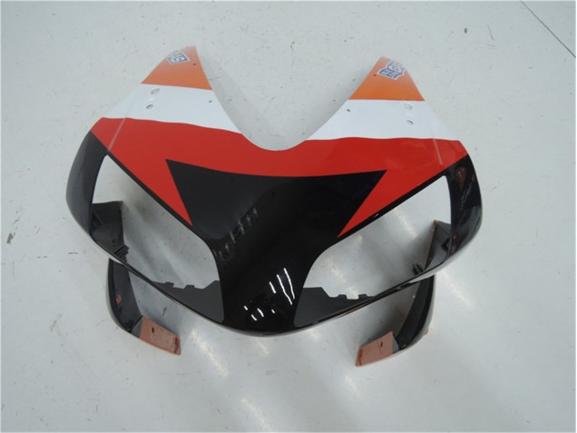 Orange Rouge Noir Repsol Carénage Moto CBR 600 RR 03-04 Orange Rouge Noir Repsol Carénage Moto CBR 600 RR 03-04
