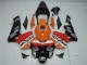 Orange Rouge Noir Repsol Carénage Moto CBR 600 RR 03-04 Orange Rouge Noir Repsol Carénage Moto CBR 600 RR 03-04