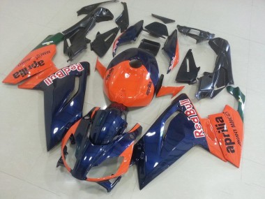 Orange et Bleu Foncé Carénage Moto RS 125 06-11