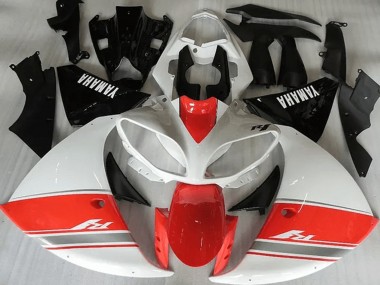 Racy Rouge Blanc Noir Carénage Moto R1 12-14