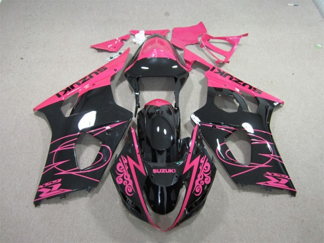 Rose Noir Carénage Moto GSXR 1000 K3 03-04 Rose Noir Carénage Moto GSXR 1000 K3 03-04
