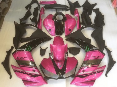 Rose et Noir Carénage Moto R3 15-22