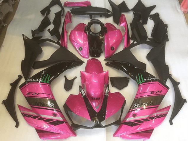 Rose et Noir Carénage Moto R3 15-22