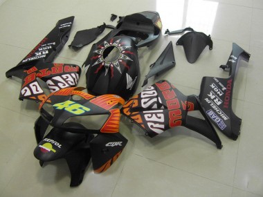 Rossi Noir Mat Carénage Moto CBR 600 RR 05-06