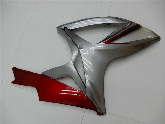 Rouge Argent Carénage Moto GSXR 600 / 750 K6 06-07 Rouge Argent Carénage Moto GSXR 600 / 750 K6 06-07