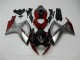 Rouge Argent Carénage Moto GSXR 600 / 750 K6 06-07 Rouge Argent Carénage Moto GSXR 600 / 750 K6 06-07