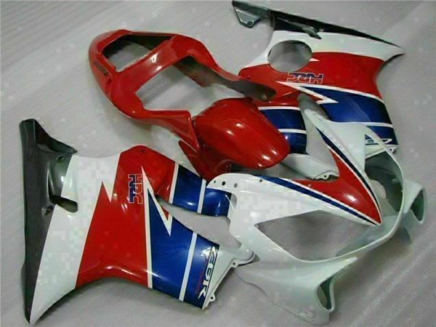 Rouge Blanc Bleu Carénage Moto CBR 600 F4i 01-03