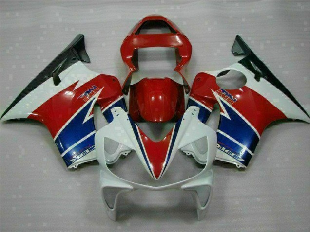 Rouge Blanc Bleu Carénage Moto CBR 600 F4i 01-03