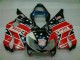 Rouge Blanc Bleu Castrol Cycle World Carénage Moto CBR 600 F4i 01-03 Rouge Blanc Bleu Castrol Cycle World Carénage Moto CBR 600 F4i 01-03