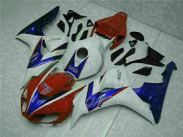 Rouge Blanc Carénage Moto CBR 1000 RR 04-05 Rouge Blanc Carénage Moto CBR 1000 RR 04-05