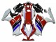 Rouge Blanc Carénage Moto CBR 1000 RR 12-16 Rouge Blanc Carénage Moto CBR 1000 RR 12-16