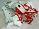 Rouge Blanc Carénage Moto CBR 600 RR 05-06 Rouge Blanc Carénage Moto CBR 600 RR 05-06