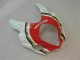 Rouge Blanc Carénage Moto GSXR 1000 K7 07-08 Rouge Blanc Carénage Moto GSXR 1000 K7 07-08