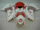 Rouge Blanc Carénage Moto GSXR 1000 K7 07-08 Rouge Blanc Carénage Moto GSXR 1000 K7 07-08