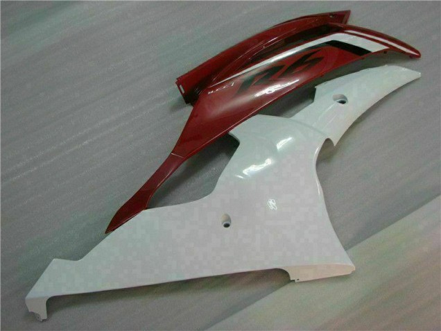 Rouge Blanc Carénage Moto R6 08-16 Rouge Blanc Carénage Moto R6 08-16