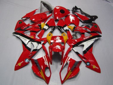 Rouge Blanc Carénage Moto S1000RR 09-14