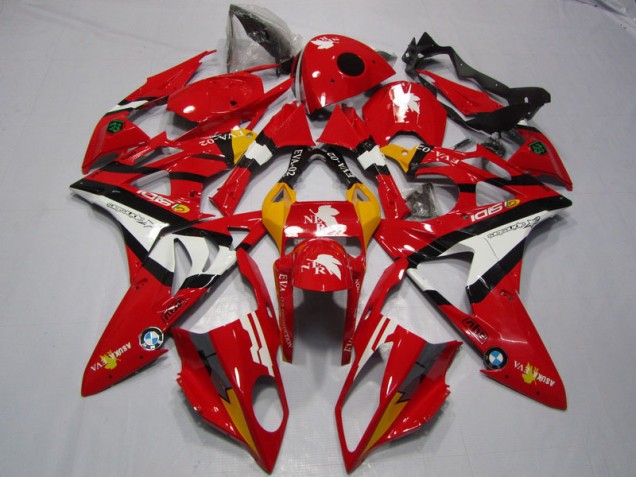 Rouge Blanc Carénage Moto S1000RR 09-14