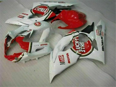 Rouge Blanc Carénages Moto GSXR 1000 K5 05-06