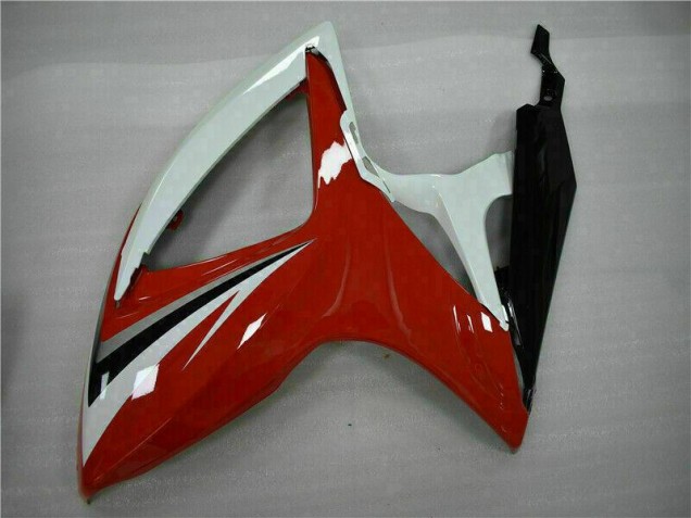 Rouge Blanc Carénages Moto GSXR 600 / 750 K6 06-07 Rouge Blanc Carénages Moto GSXR 600 / 750 K6 06-07