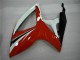 Rouge Blanc Carénages Moto GSXR 600 / 750 K6 06-07 Rouge Blanc Carénages Moto GSXR 600 / 750 K6 06-07