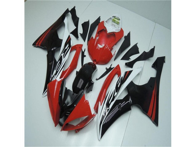 Rouge Blanc Carénages Moto R6 08-16