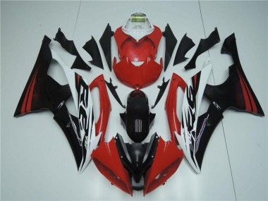Rouge Blanc Carénages Moto R6 08-16