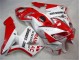 Rouge Blanc Kit Carénages Motos CBR 600 RR 05-06