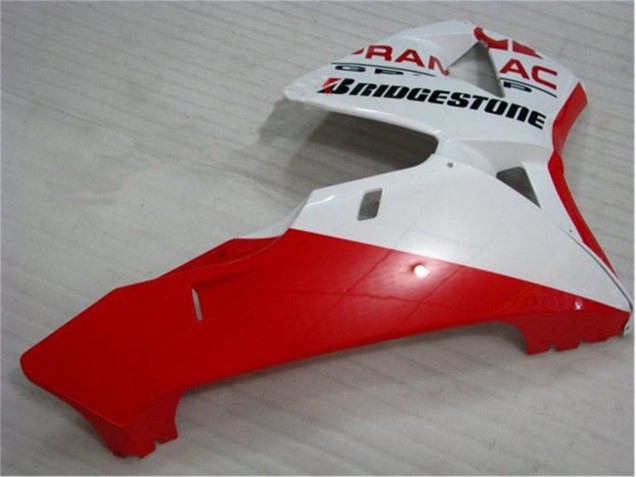 Rouge Blanc Kit Carénages Motos CBR 600 RR 05-06